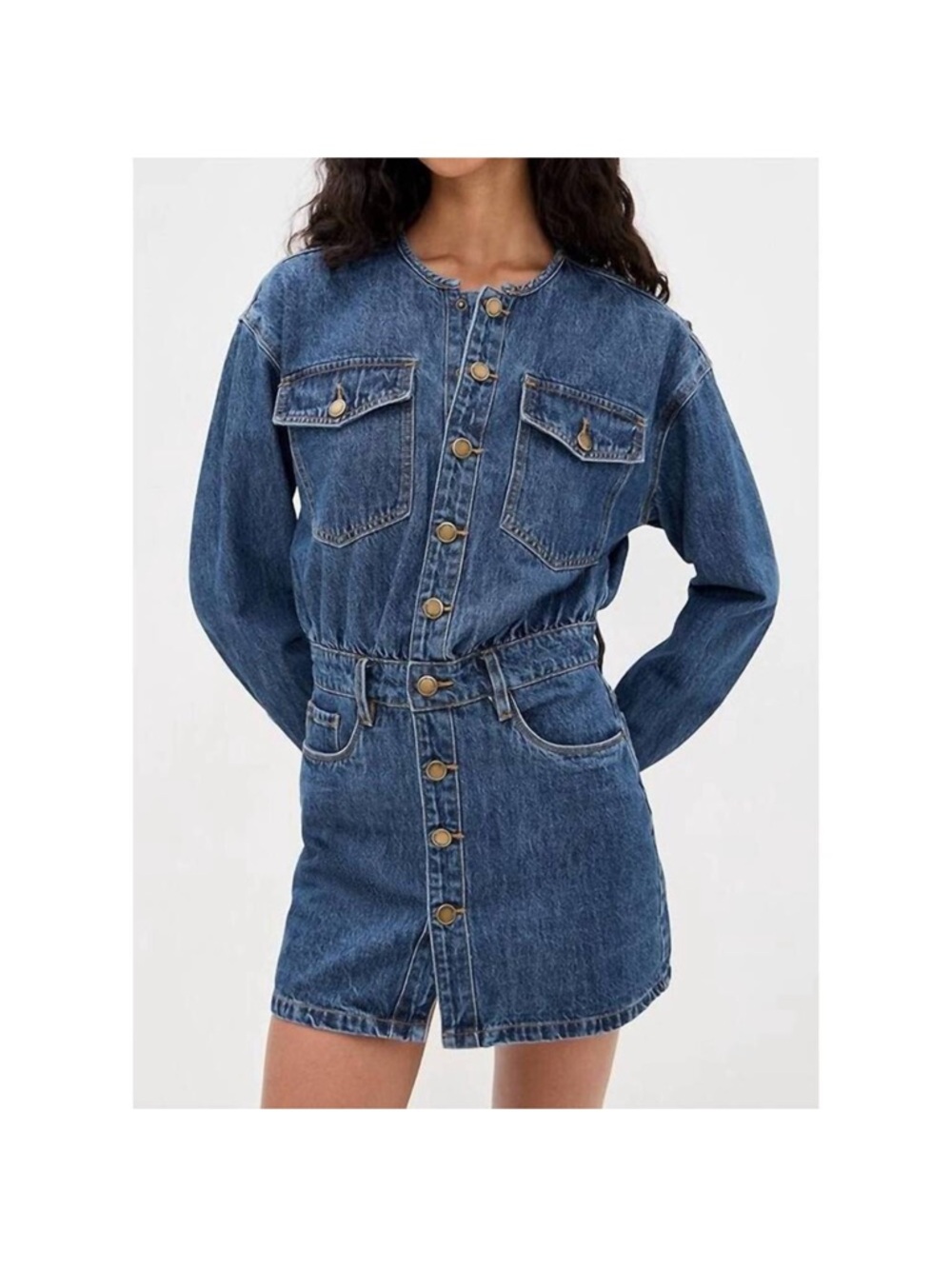 BLANKNYC Long Sleeve Mini Dress